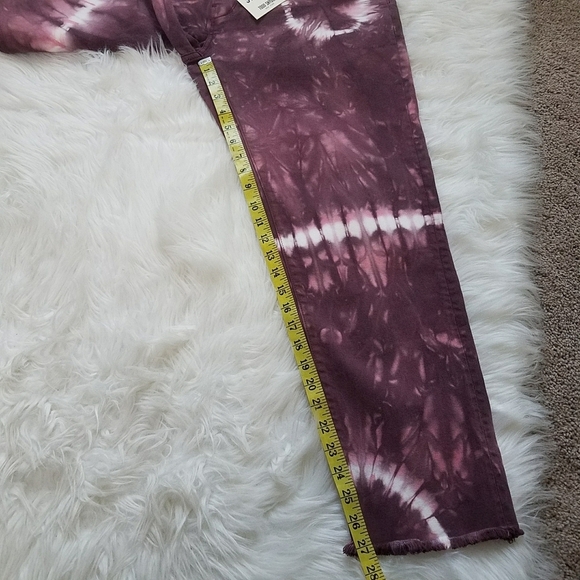 Todd Snyder Cut Off Tie Dye Denim Jeans - Picture 3 of 9